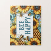 Puzzle Bee Happy (Vertical)