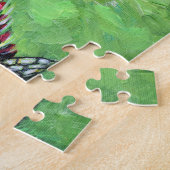 Puzzle Bee on Crimson Clover Painting (Côté)