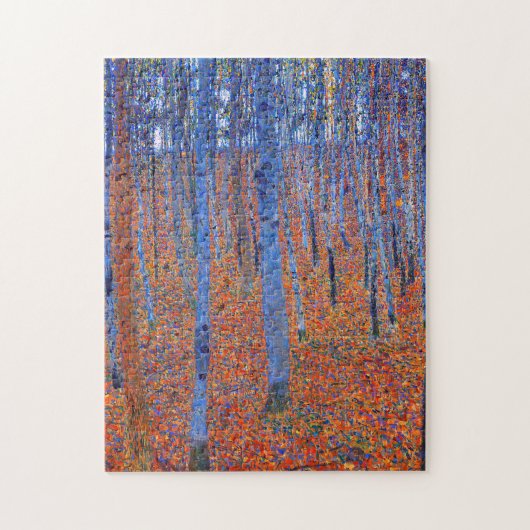 Puzzle Beech Grove de Gustav Klimt I célèbre peinture (Vertical)