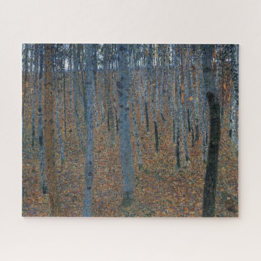 Puzzle Beech Grove I par Gustav Klimt Peinture (Horizontal)