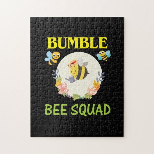 Puzzle Beekeeper Art Bumble Bee Squad (Vertical)