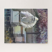 Puzzle Beekeeper Tending Honey Bee Boxes Aquarelle Art (Horizontal)