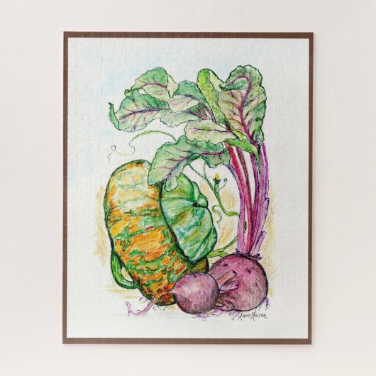 Puzzle Beets rouges et squash (Vertical)