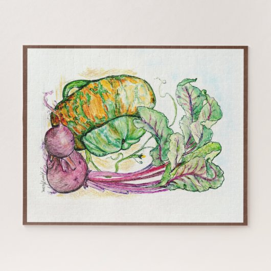 Puzzle Beets rouges et squash (Horizontal)