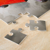 Puzzle Bel Air 1957 de Chevrolet et drapeau des USA (Côté)