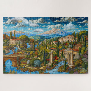 Puzzle Bel ancien village romain
