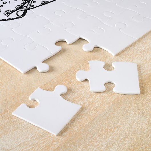 Puzzle Bel éléphant (Côté)