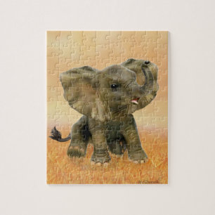 Puzzle Bel Éléphant de Babé d'Afrique