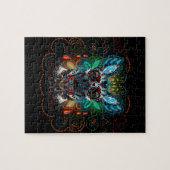 Puzzle Belge Malinois - crâne de sucre (Horizontal)