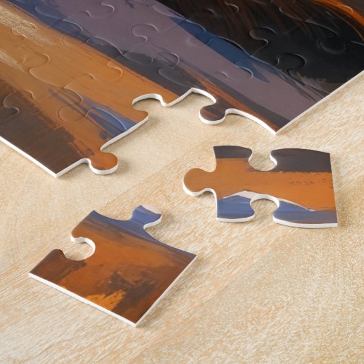 Puzzle Belgian Malinois With Christmas Lights Holiday  (Côté)