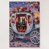 Puzzle Belgian Shepherd Dog Valentine's Day (Vertical)