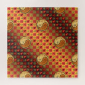 Puzzle Bélier et Cheval du bois (Horizontal)