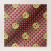 Puzzle Bélier et lapin métallique (Horizontal)