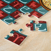 Puzzle Béliers et serpent à bois (Côté)