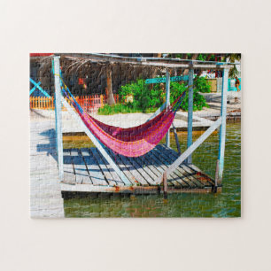 Puzzle Belize Hammock on the Warf