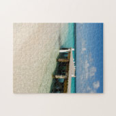 Puzzle Belize, mer des Caraïbes, Goff Caye. Petite île (Horizontal)