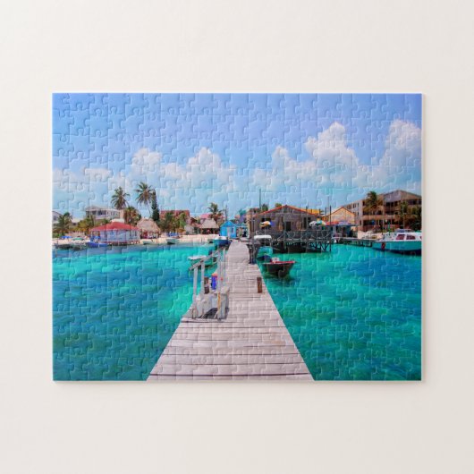 Puzzle Belize San Pedro. (Horizontal)