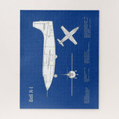Puzzle Bell X-1 - Plans de plan d'avion ABD (Vertical)