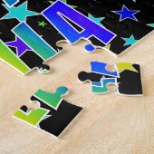 Puzzle "BELLA" Prénom, Amusant "HEUREUX ANNIVERSAIRE" (Côté)