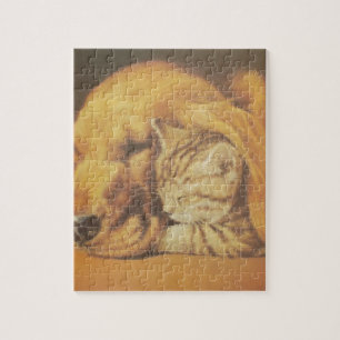 Puzzle Belle affiche d'art de chat et de chien incroyable
