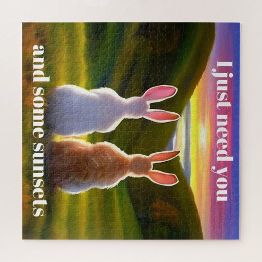 Puzzle Belle affiche du coucher de soleil (Horizontal)