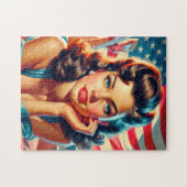 Puzzle Belle Américaine Rétro (Horizontal)