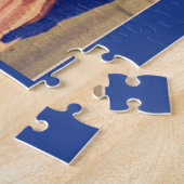 Puzzle Belle année 1950 en bleu (Côté)