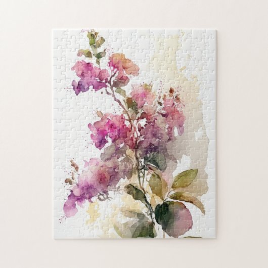 Puzzle Belle aquarelle de Bougainvilliers (Vertical)