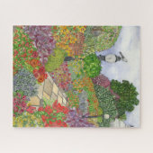 Puzzle Belle aquarelle de jardin (Horizontal)