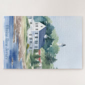 Puzzle Belle Aquarelle du Maine New Jersey (Horizontal)