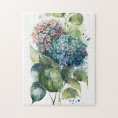 Puzzle Belle aquarelle Hydrangeas (Vertical)