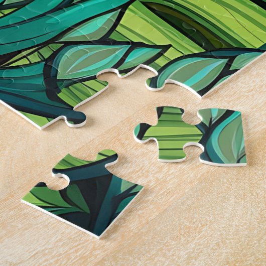 Puzzle Belle Aquarelle Jungle Adventure (Côté)