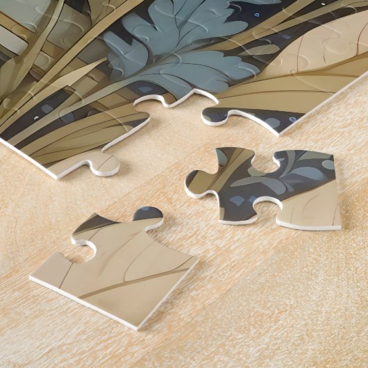 Puzzle Belle assise Red Fox William Morris Inspiré (Côté)