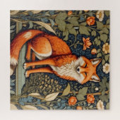 Puzzle Belle assise Red Fox William Morris Inspiré (Horizontal)