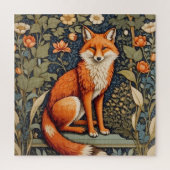 Puzzle Belle assise Red Fox William Morris Inspiré (Vertical)