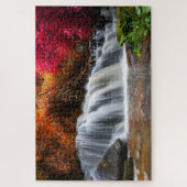 Puzzle Belle automne Rainforest Cascade Nature Travel (Vertical)