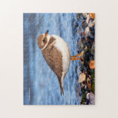 Puzzle Belle balançoire semi-palmée à la plage (Vertical)