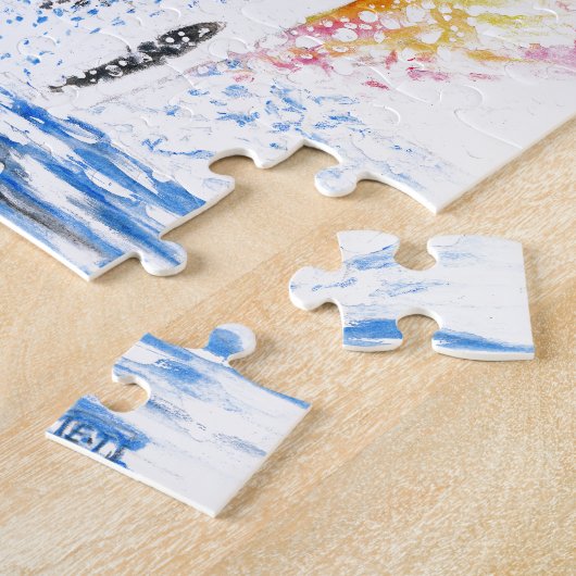 Puzzle Belle Baleine Orca Balayage (Côté)