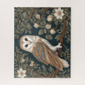 Puzzle Belle Barne Owl William Morris Inspiré (Vertical)