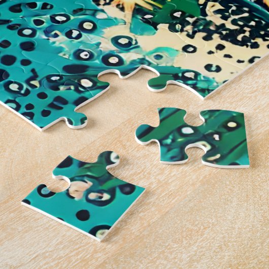Puzzle Belle BD Pop Art Style Plage Scène (Côté)