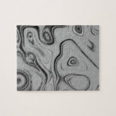 Puzzle Belle belle cendre gris texture couleur Art Imprim (Horizontal)