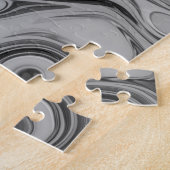 Puzzle Belle belle cendre gris texture couleur Art Imprim (Côté)