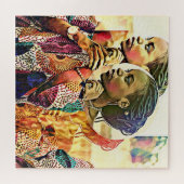 Puzzle Belle Black Woman numérique (Horizontal)