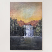 Puzzle Belle Cascade Cascade peinture acrylique (Vertical)
