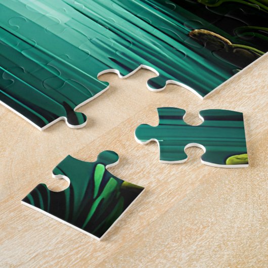 Puzzle Belle cascade dans la Jungle (Côté)