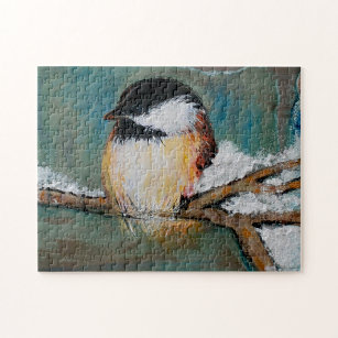 Puzzle Belle Chickadee d'hiver