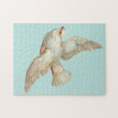 Puzzle belle colombe blanche (Horizontal)