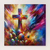 Puzzle Belle Croix pour les fêtes de Pâques | (Vertical)