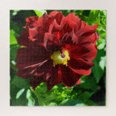 Puzzle Belle dahlia rouge (Horizontal)