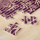 Puzzle Belle dame avec guitare (Côté)